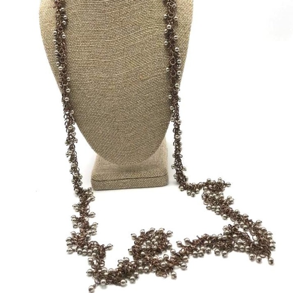 Dominique Cohen for Target Cascading Faux Pearl Ne - Picture 2 of 4